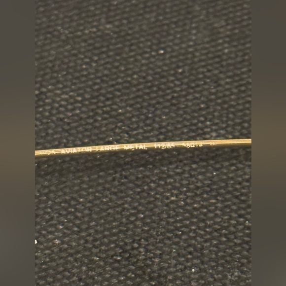 RAY-BAN Unisex AVIATOR LARGE METAL SUNGLASS MATTE GOLD / BROWN GRADIENT RB3025 - Picture 5 of 5